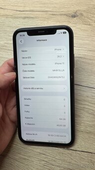 IPhone 11 64GB černý, pěkný stav - 7