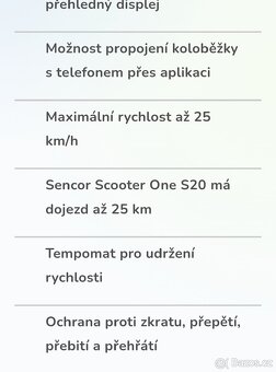 Elektrokoloběžka Sencor ONE - 7