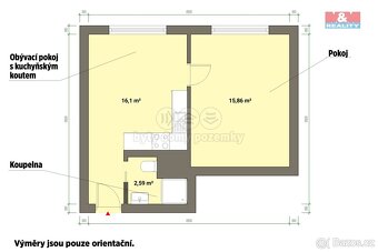 Pronájem bytu 1+1, 36 m², Mariánské Lázně, ul. Za Tratí - 7