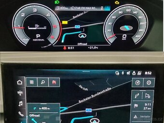 A4 40 TDi 4x4 204PS Nav LED Tažné DPH HuD AL Kůž PDC 8/21 - 7