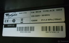 Prodáme vestavný kávovar Whirlpool - 7