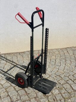 Rudl, rudlík, skládací, 200kg nosnost, velká lopata - 7