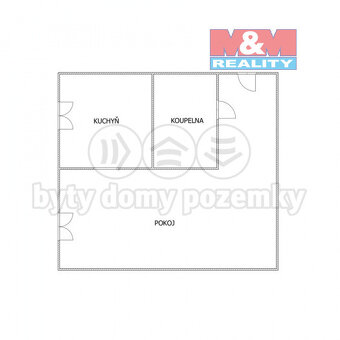 Pronájem bytu 1+1, 35 m², Ostrava, ul. Mírová - 7