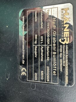 Hydraulická naklápěcí svahovka 200 cm - 7