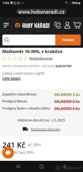 HUSTOMĚR NA VINNÝ MOŠT 10-30% V KRABIČCE - 7