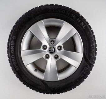Škoda Superb - Originání 16" alu kola - Zimní pneu - 7