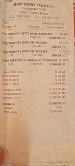 BMX GALAXY SPORT black v záruce + pegy - 7