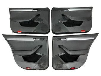 Sedačky černá kůže alcantara Škoda Superb 3 kombi r.v. 2016 - 7