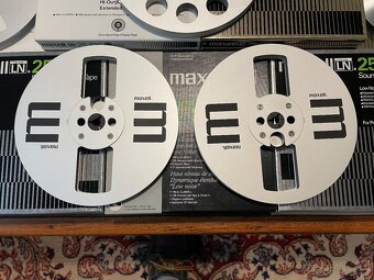magnetofonové pásky Maxell 18cm+ alu cívky - 7