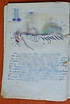Libor Vojkůvka-malířův škol.sešit zoologie ze 6. A ,rok 1959 - 7