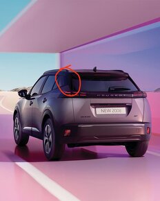 Peugeot 2008 kryty okna zadního víka kufru výklopných dveří - 7