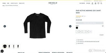 Merino tričko Devold Duo Active Merino 205 Shirt Man M - 7