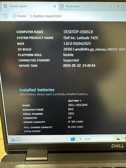 Dell Latitude 7420 – i7 / 16GB RAM / 512GB SSD / TOP výkon - 7