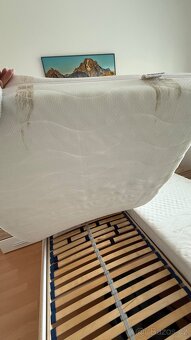 Postel 180x200 + matrace + noční stolky - 7