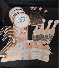 Oslava 21 nebo 12 let - balonky, dekorace, balonky 28 let - 7