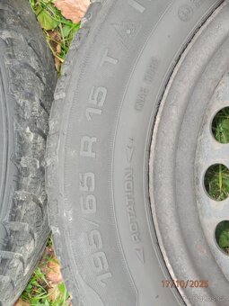 4xObutá zimní sada ŠKODA OCTAVIA 2 15tky. ET 47 195/65 R15 - 7