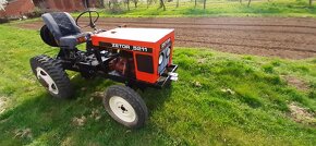 Traktor ,malotraktor domácí výroby s navijákem do smazání - 7