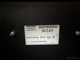 Nový černý box Menabo Mizarna na nosič kol na tažné Alcor - 7