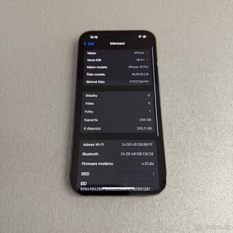 iPhone 13 Pro 256GB graphite, bez šlrábance, záruka - 7