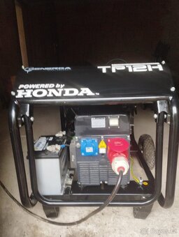 Elektro centrála Honda TP12H AVR s podvozkem - 7