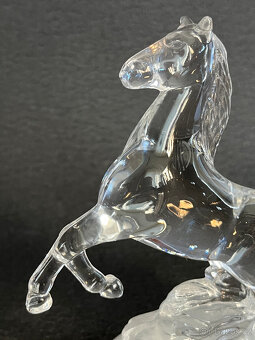 Cristal d'Arques Soška, plastika Kůň, křišťálové sklo - 7