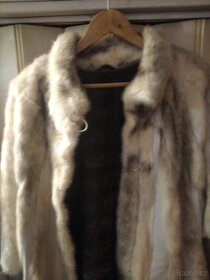 Pravý norkový kožich paleto - 7