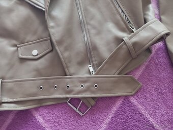Béžová biker bunda vel. XXL - N.O.V.Á s visačkou - 7