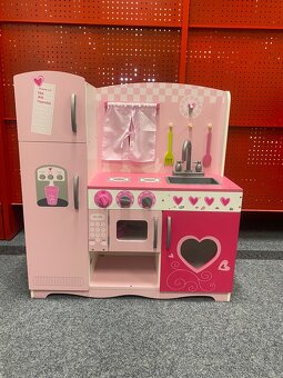 Dětská kuchyňka dřevěná + příslušenství - 7