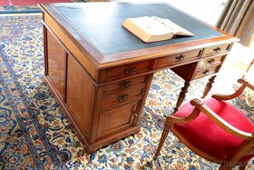 Starožitný neoklasicistní francouzský psací stůl Ludvík XVI - 7