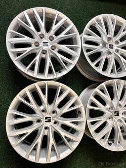 5x112 R17 Originál alu disky Seat LEON IV. - TOP STAV - 7