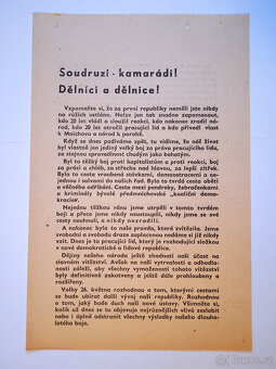 LETÁKY z r. 1945 - 7