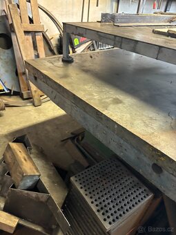 prodám litinovou příměrnou desku (rysplotnu) 300/124cm - 7