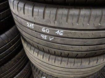 Letní pneu Continental a Michelin, 215/60/16, 4 ks, 5 mm - 7