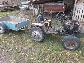Prodám frézu domácí výroby - motor Jawa 250 Perák - 7