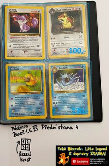 Kusové Pokémon VINTAGE karty (KARTY STARÉ PŘES 25LET)(2) - 7