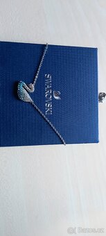 Náhrdelník labuť Swarovski - 7