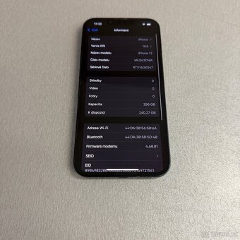iPhone 13 256GB černý, pěkný stav, 12 měsíců záruka - 7