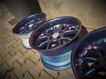 👉 Alu disky Keskin 17" 4x108 – měňavka - TOP stav - 7