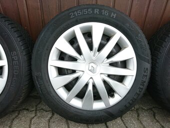 Renault Megane 3,4 ,Laguna 3 16"  215/55/16 zimní Kola - 7