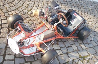 Dobová závodní motokára čz jawa pionýr ficht babeta sachs ND - 7
