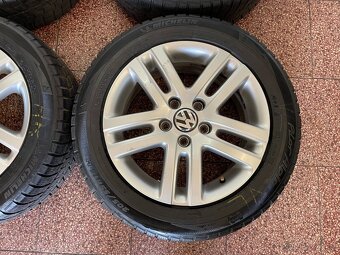 Originál Volkswagen ALU kola 5x112 r16 zimní pneu 5,5mm - 7