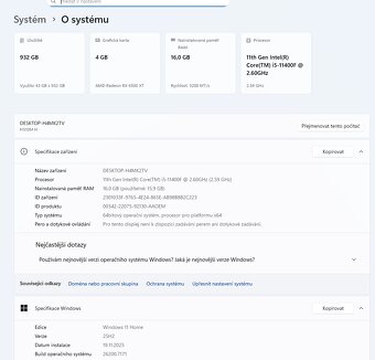 PC HAL3000, i5-11400F (4,4GHz), 16GB, 1TB SSD, RX6500XT, WIN - 7