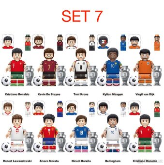 Figúrky futbal + basketbal 2 (8 a 10ks) typ lego - nové - 7