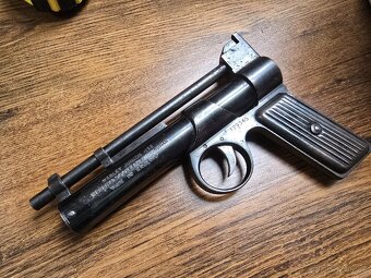 Vzácná vzduchovka pistole WEBLEY - 7