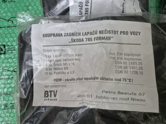 zadní lapače nečistot Škoda Forman 116791390 - 7