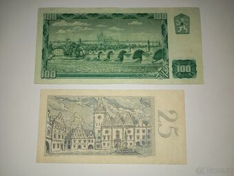 BANKOVKY 100+25 KČS 1961, VZÁCNÉ SÉRIE, PĚKNÉ STAVY - 7