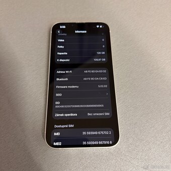 iPhone 13 128GB bílý, 100% baterie, 12 měsíců záruka - 7