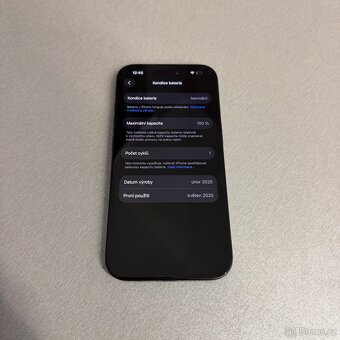 Nový iPhone 16 256GB černý, 100% baterie, bez škrábance - 7