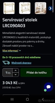 Nový mobilní servírovací stolek - 7