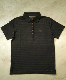 Pánské tričko polo s proužkem - 7